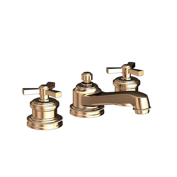 Newport Brass Widespread Lavatory Faucet in French Gold (Pvd) 1600-24A - main